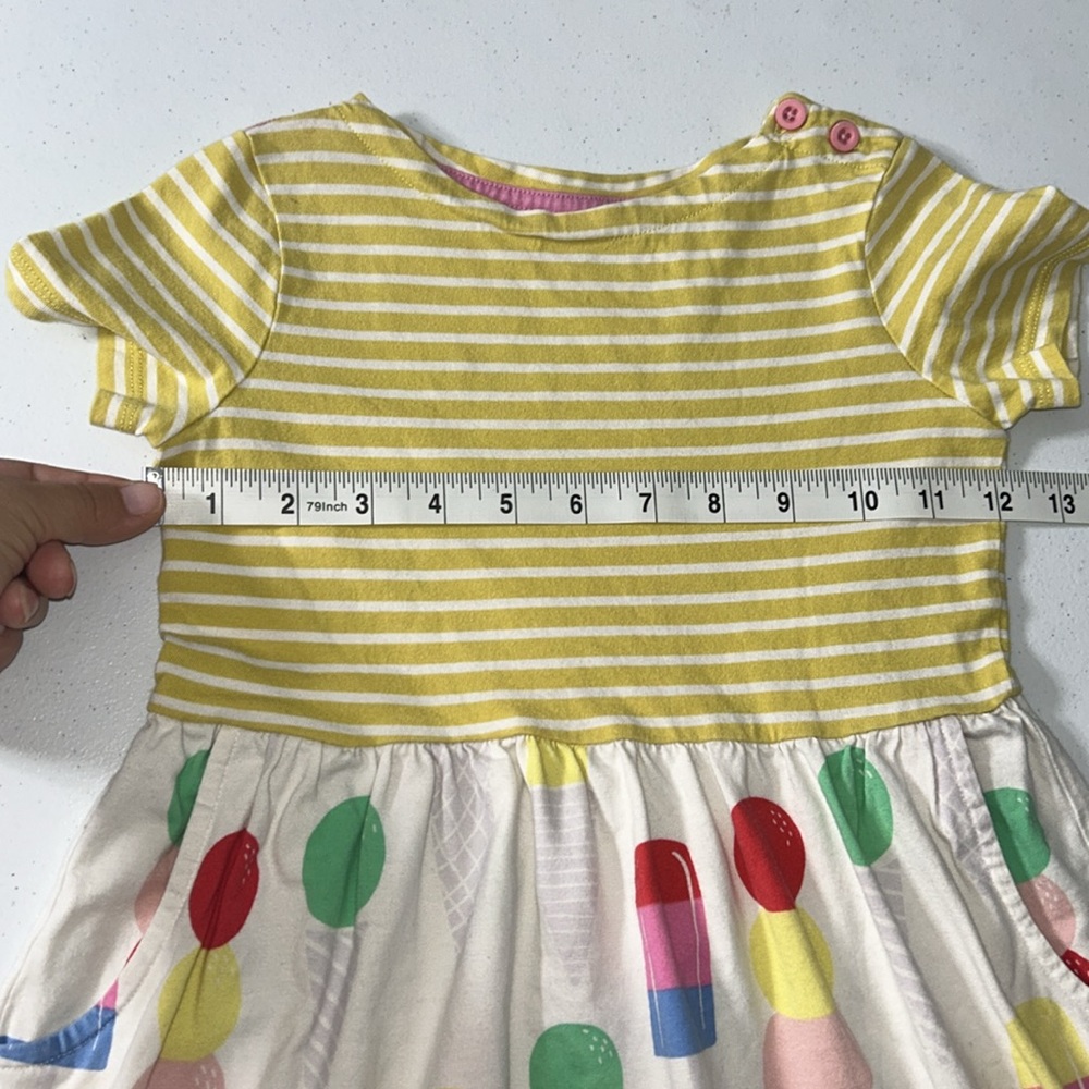 Mini Boden Girl’s Short Sleeve Ice Cream Dress Size 4/5 - Picture 10 of 11